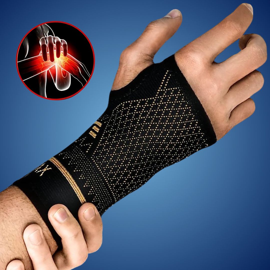 FlexiSupport Wrist Brace | Daily Support and Pain Relief - Breathable, Ideal for Injuries, Chronic Pain - Post-Surgery Recovery Bowlift