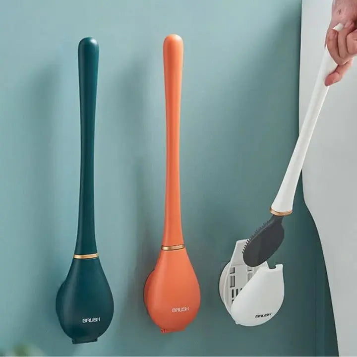 BowLift | Flexible Silicone Toilet Brush – Drip-Free & Wall-Mounted