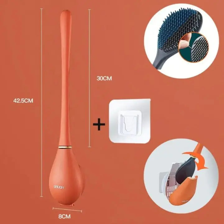 BowLift | Flexible Silicone Toilet Brush – Drip-Free & Wall-Mounted