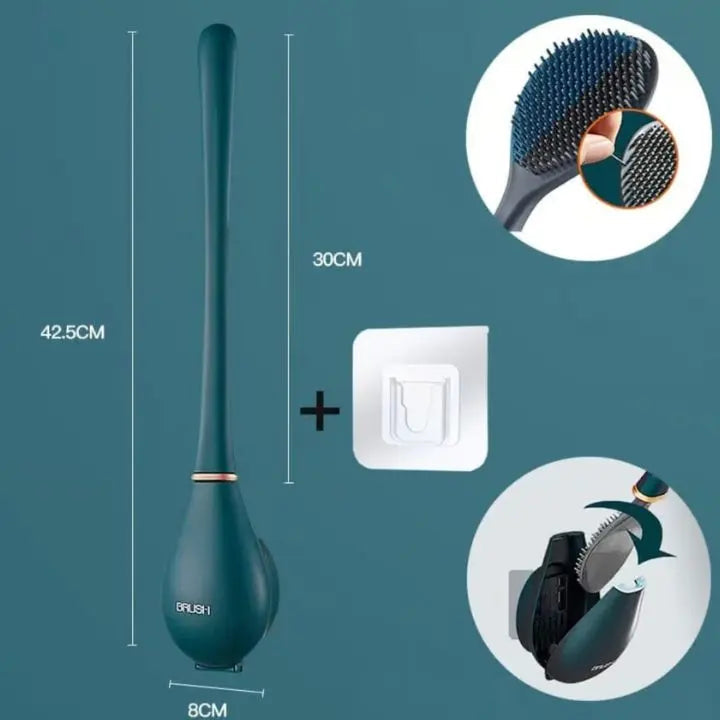 BowLift | Flexible Silicone Toilet Brush – Drip-Free & Wall-Mounted