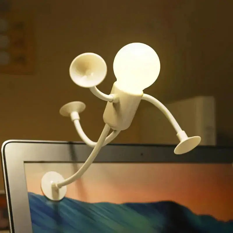 BowLift | LED Night Light with Suction Feet – Flexible & Playful for Bedroom or Living Room