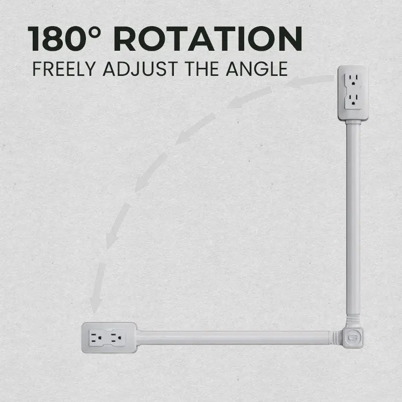 BowLift | Flexible plug adapter with swivel joint – Practical for hard-to-reach sockets