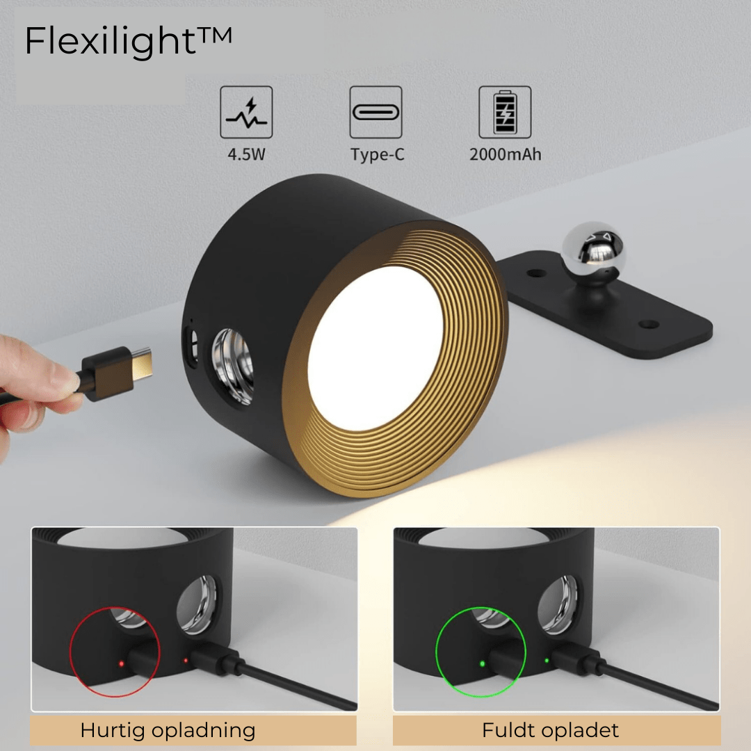 BowLift | Flexilight Wireless Wall Lamp Touch 360 Rotation
