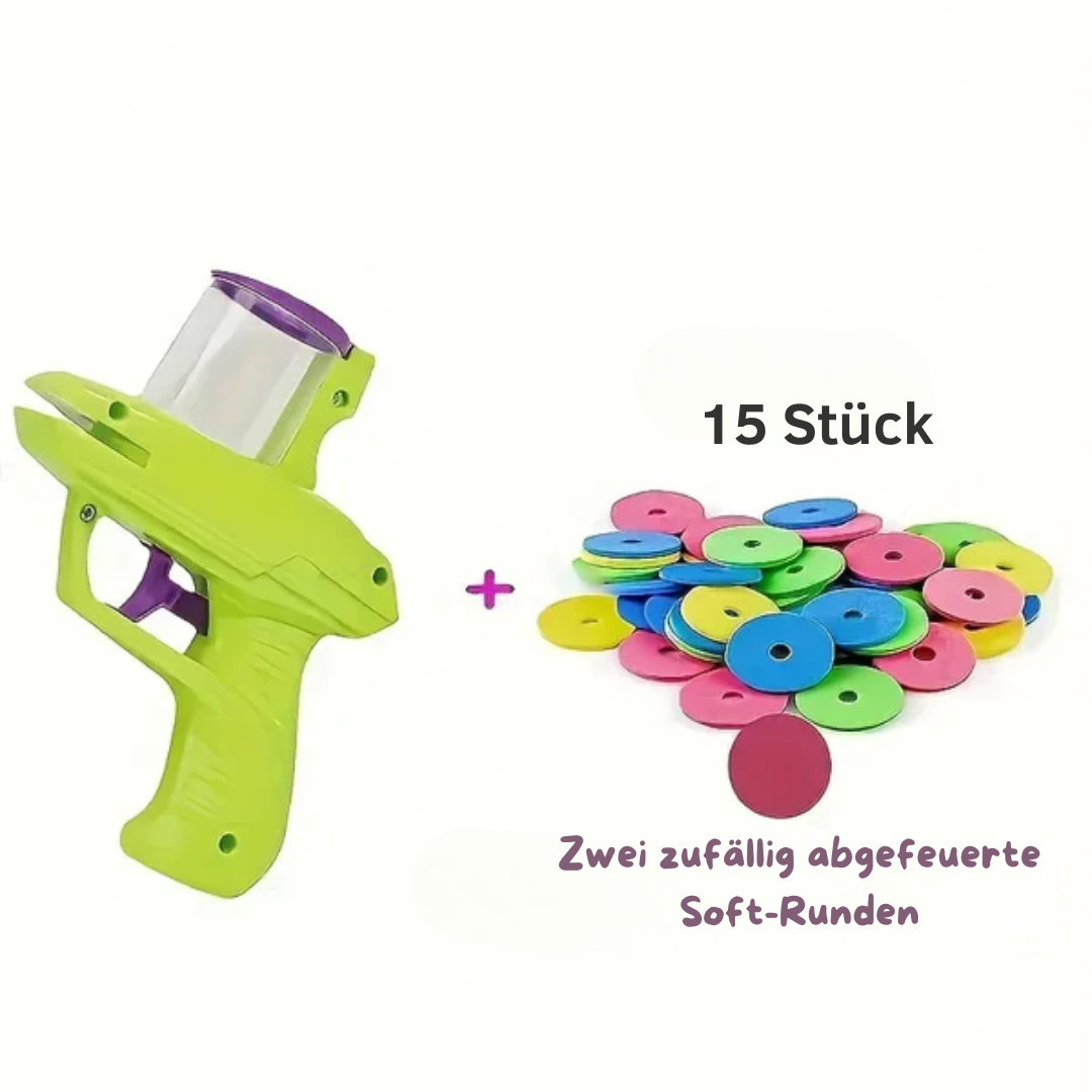 Interactive disc cannon for cats Bowlift