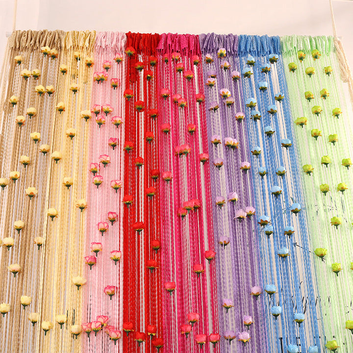 BowLift | Floral Decorative Hanging Room Divider Curtain