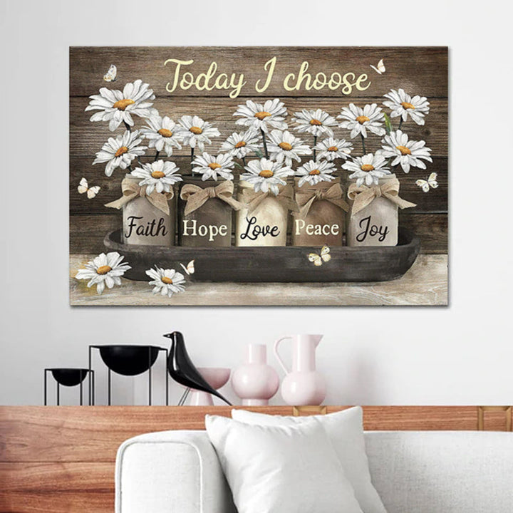 Floral Decorative Painting Core Canvas | Bowlift