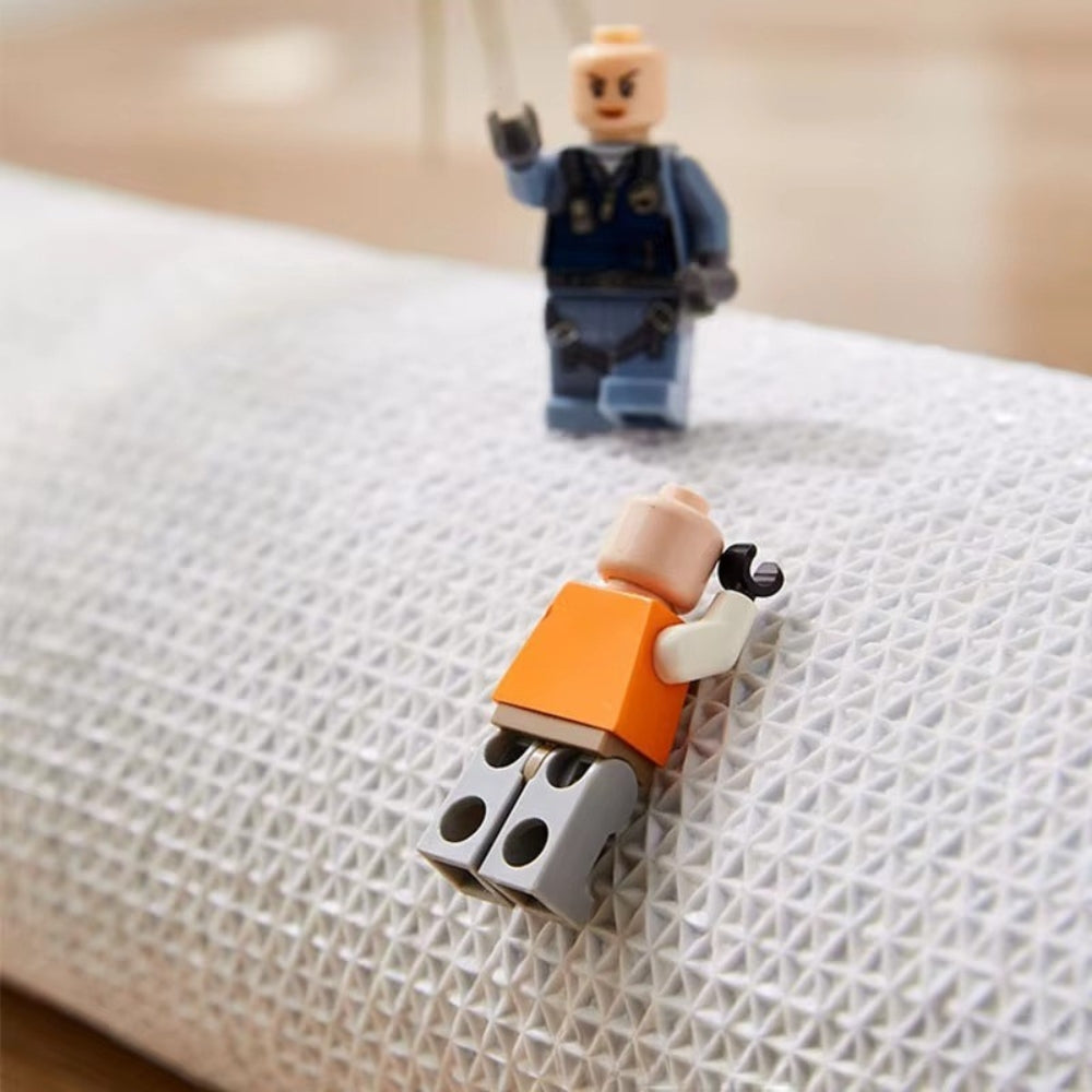 BowLift | Floral Oval Plush Bath Mat