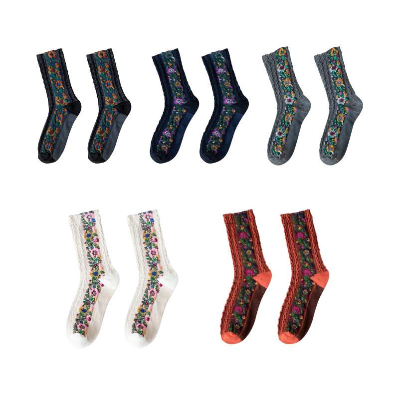 BowLift | FloralSocks