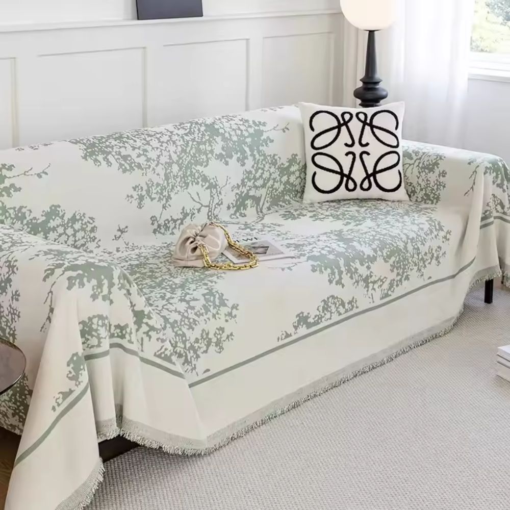 BowLift | Chenille Flowerfield Sofa Cover