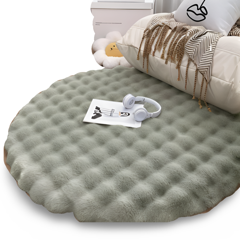BowLift | Round Soft Non-slip Doormat – Cozy Fleece Home Decoration