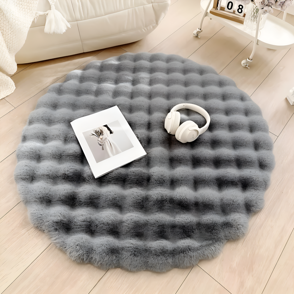 BowLift | Round Soft Non-slip Doormat – Cozy Fleece Home Decoration
