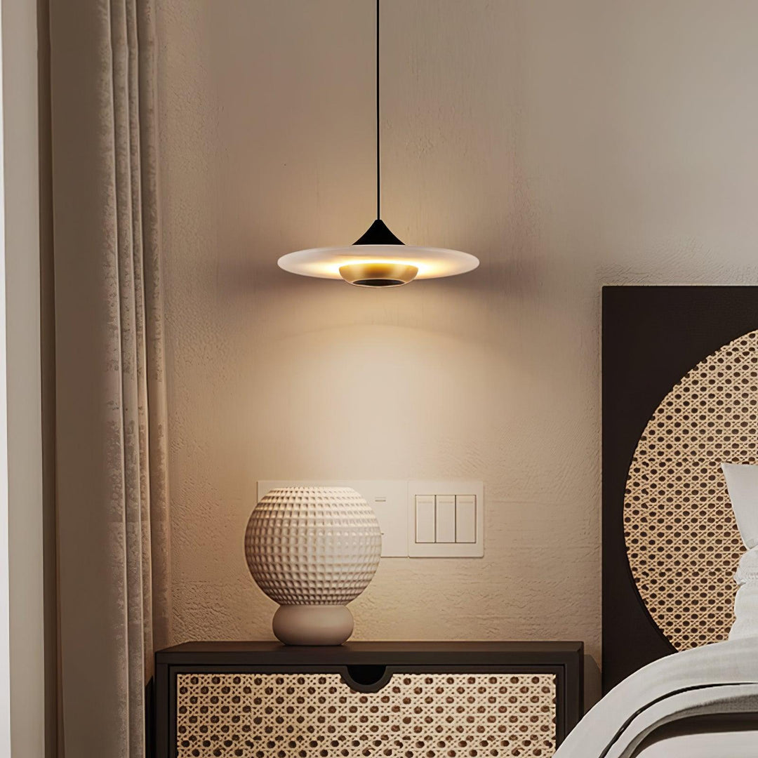 BowLift | OrbeMarbre Ceiling Lamp - Luxurious modern LED pendant light with marble