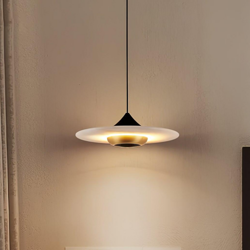 BowLift | OrbeMarbre Ceiling Lamp - Luxurious modern LED pendant light with marble