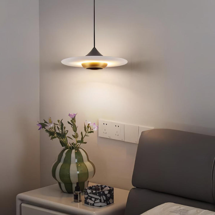BowLift | OrbeMarbre Ceiling Lamp - Luxurious modern LED pendant light with marble