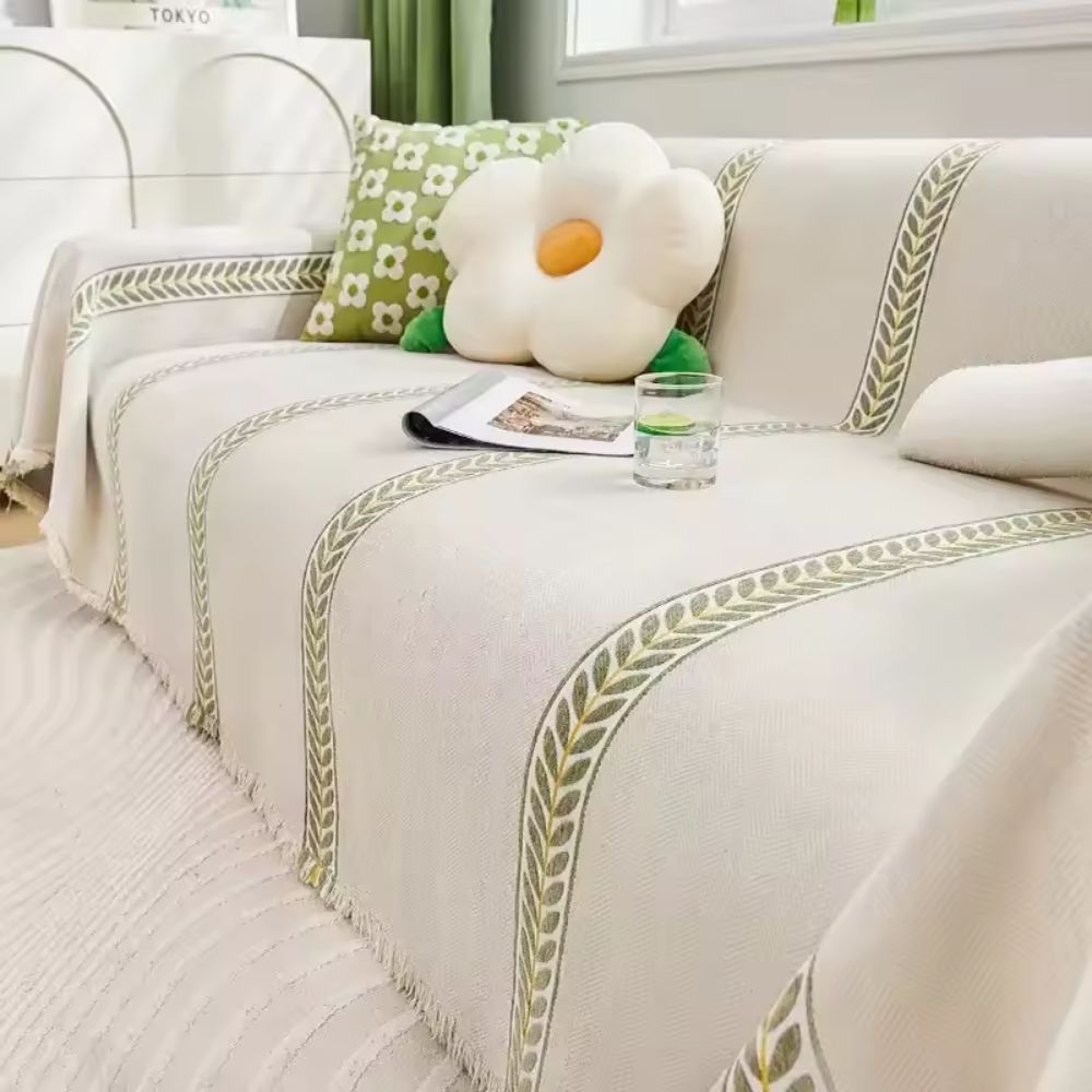 BowLift | Flourish Leaf Sofa Cover