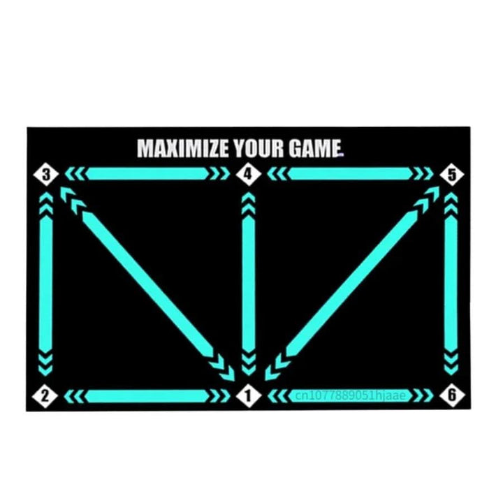 BowLift | SKILLZONE – Technical mat for soccer training with anti-slip socks, 2 × 2 m indoor