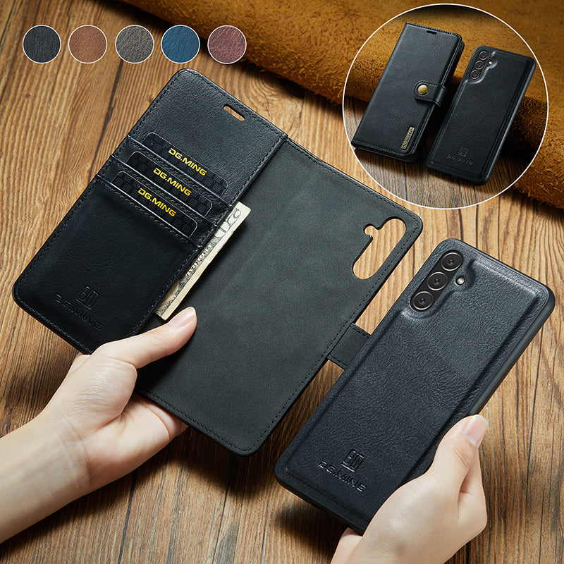 BowLift | 2 in 1 removable flip leather case for Samsung Galaxy