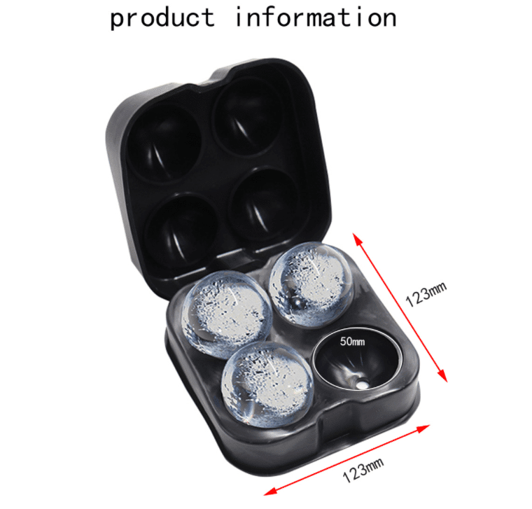 Silicone ice cube mold - ice ball | Bowlift