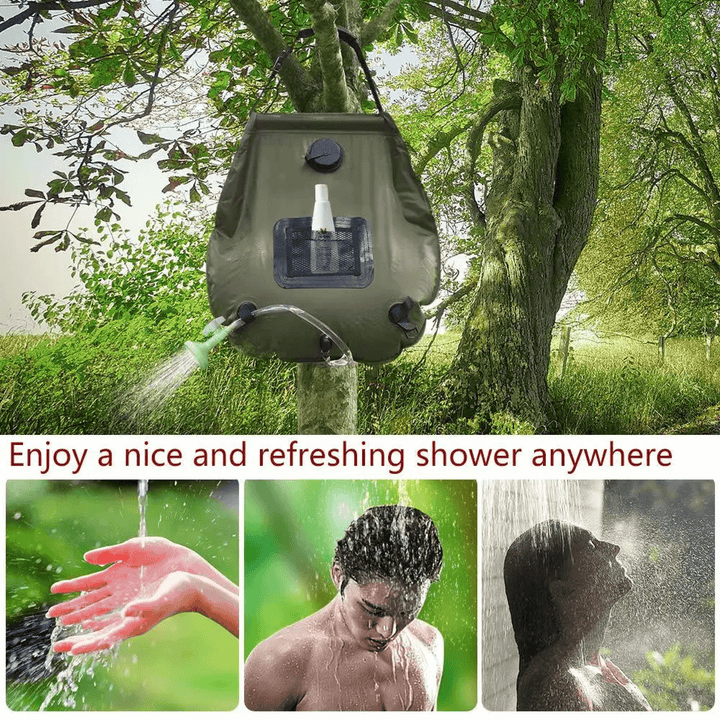 BowLift | Portable Solar Shower Bag for Camping Van and Tents