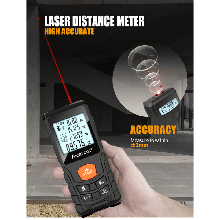 BowLift | Laser Light Meter Measure Digital Measuring Tape