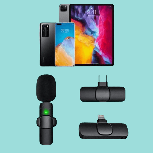 BowLift | Wireless Mini Miniature Lavalier Lapel Portable Small Tiny Mic Microphone for Iphone