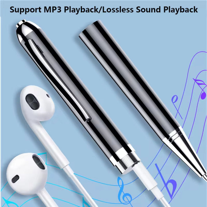 BowLift | Spy Recorder Pen with Voice Activation, Discreet Sound Recorder for Covert Surveillance