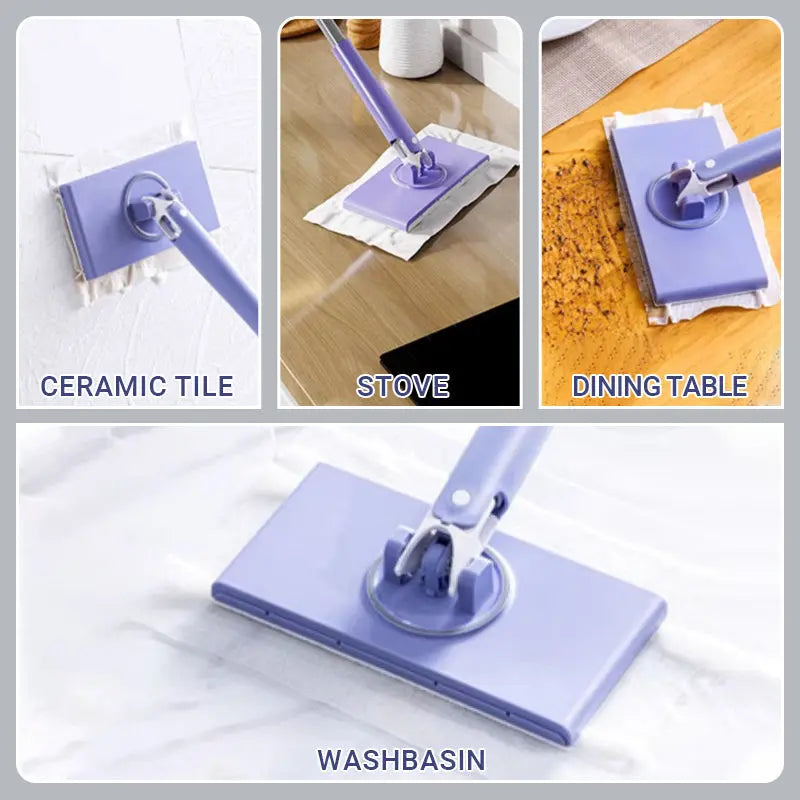 BowLift | Hands-free Cleaning Mop for Wet Wipes – Clean Without Bending