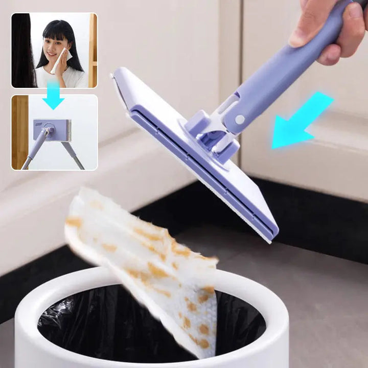 BowLift | Hands-free Cleaning Mop for Wet Wipes – Clean Without Bending