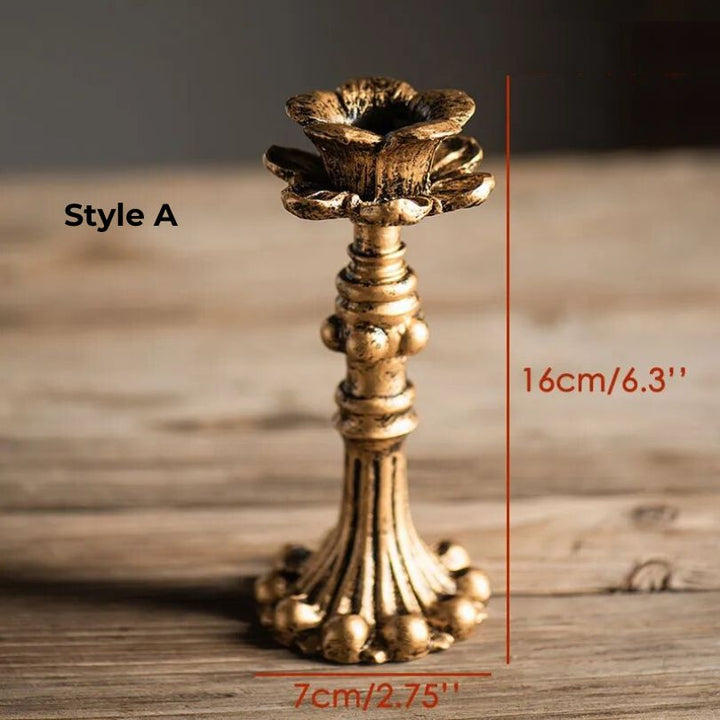 BowLift | AuricGlow – Rustic Candle Holder with Elegant Luxury for a Timeless Look