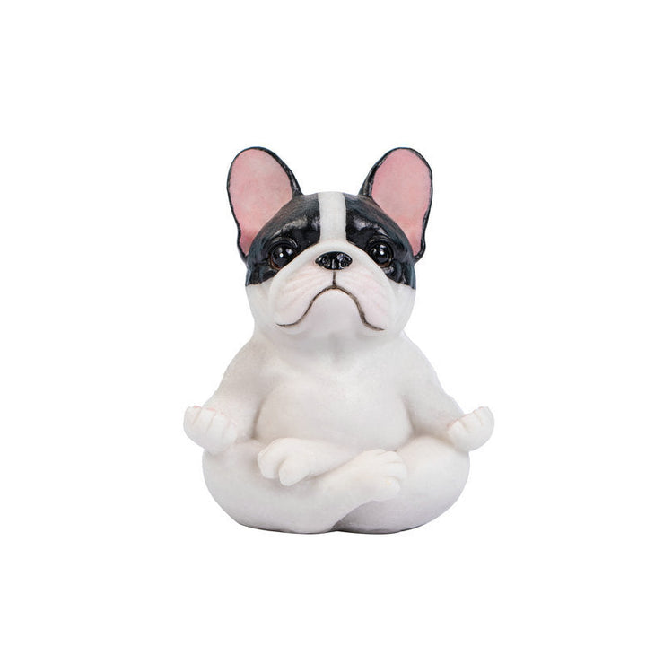 Yoga French Bulldog Ornament Decoration | Bowlift