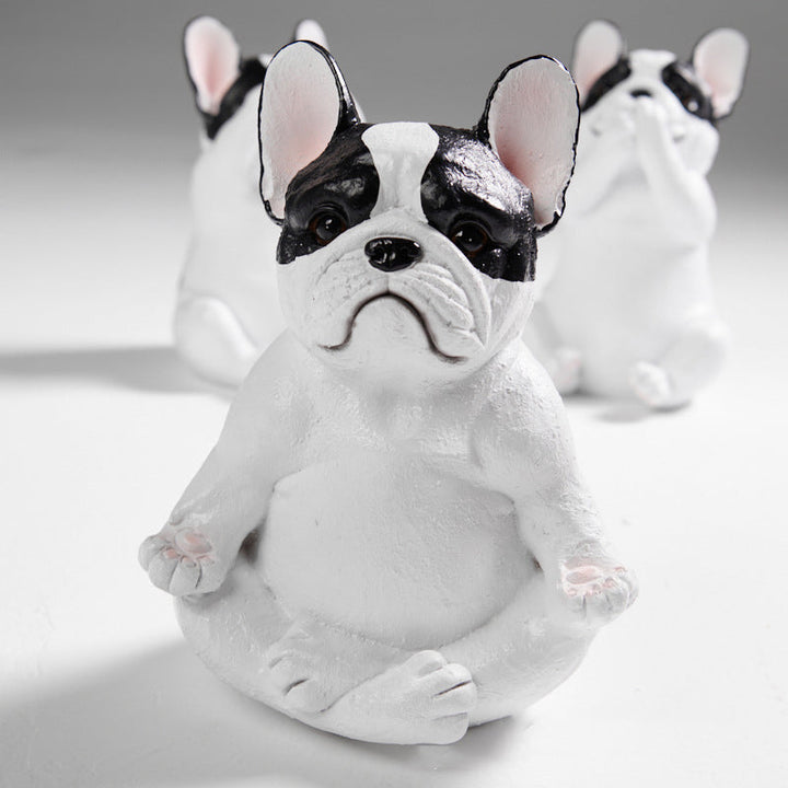 Yoga French Bulldog Ornament Decoration | Bowlift