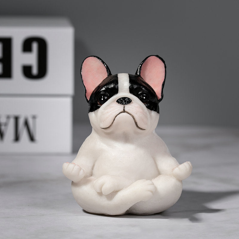 Yoga French Bulldog Ornament Decoration | Bowlift