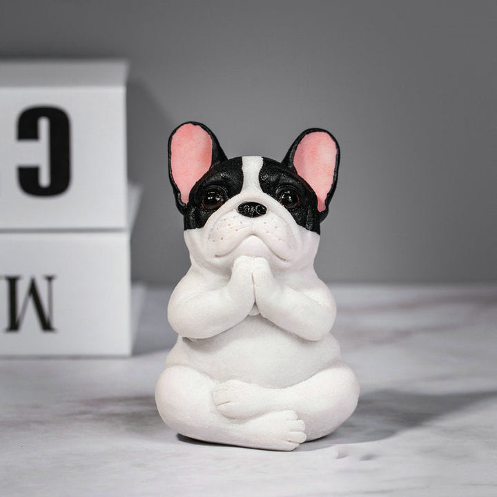 Yoga French Bulldog Ornament Decoration | Bowlift