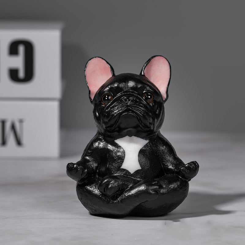 Yoga French Bulldog Ornament Decoration | Bowlift