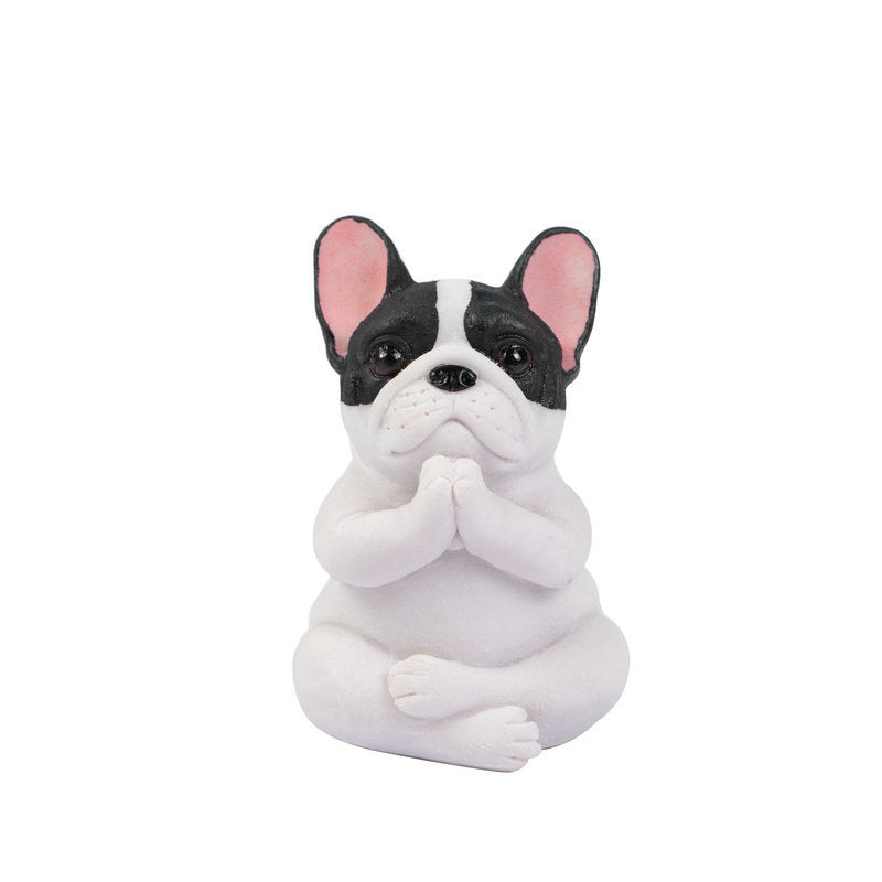Yoga French Bulldog Ornament Decoration | Bowlift