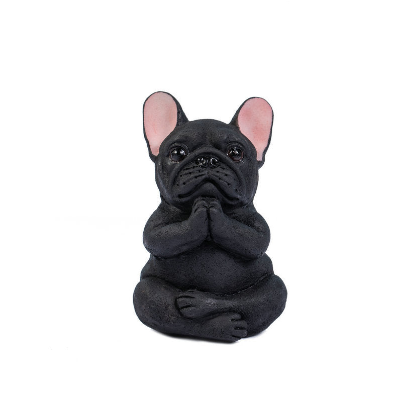Yoga French Bulldog Ornament Decoration | Bowlift