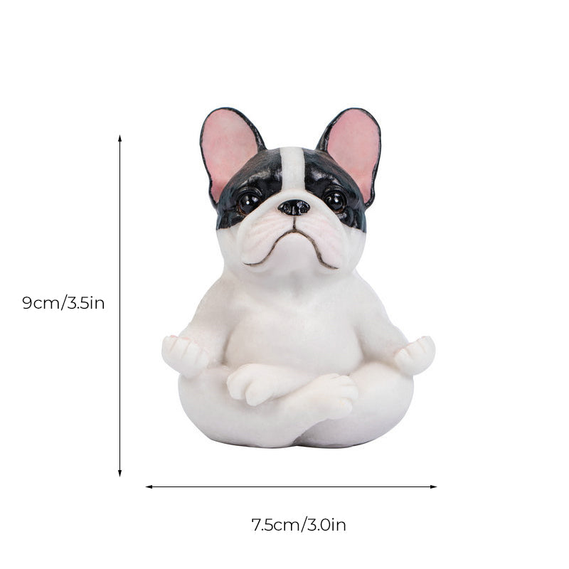 Yoga French Bulldog Ornament Decoration | Bowlift