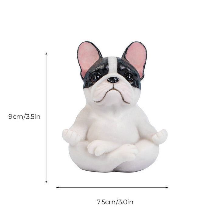 Yoga French Bulldog Ornament Decoration | Bowlift