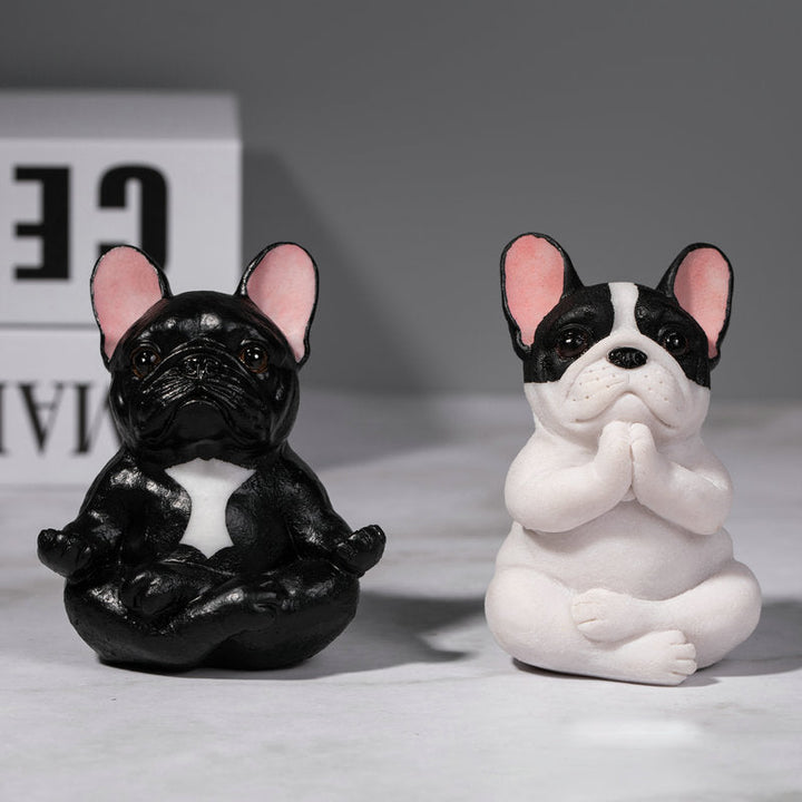 Yoga French Bulldog Ornament Decoration | Bowlift
