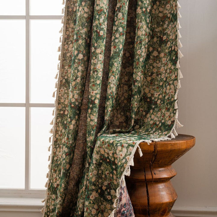 BowLift | French Vintage Floral Pattern Curtain