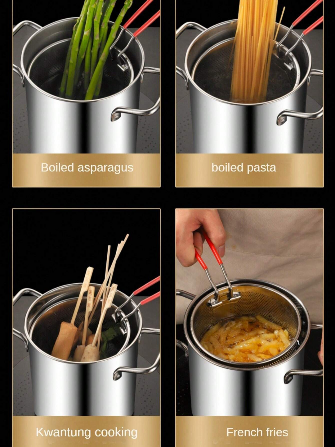 Fryer for crispy snacks with less oil | Bowlift