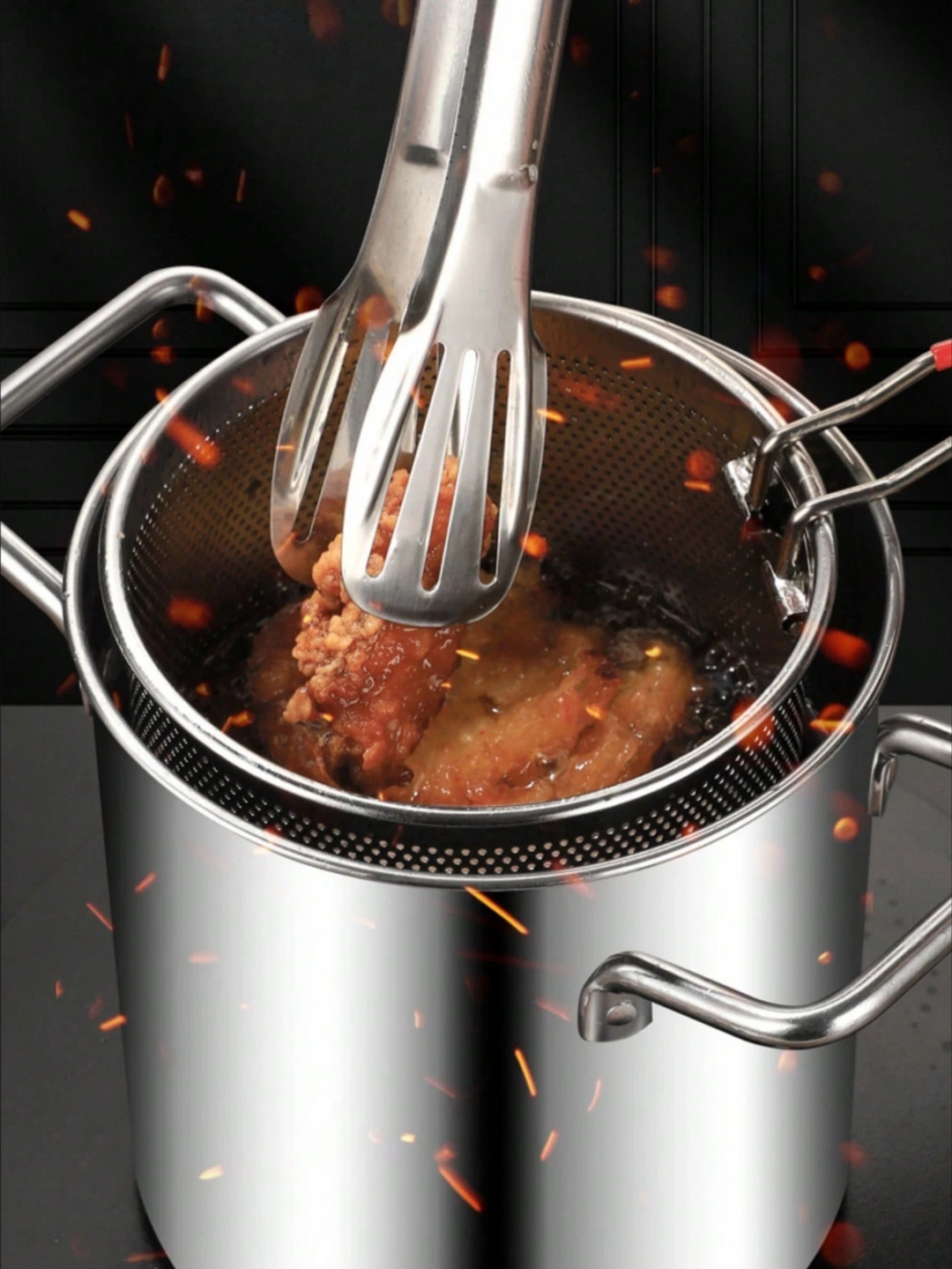 Fryer for crispy snacks with less oil | Bowlift