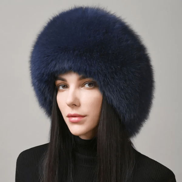 BowLift | Glaciera Lux Winter Hat | Real Fur Hat with Ear Protectors | Elegant & Warm Luxury Hat for Women