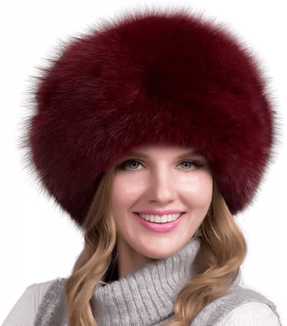 BowLift | Glaciera Lux Winter Hat | Real Fur Hat with Ear Protectors | Elegant & Warm Luxury Hat for Women