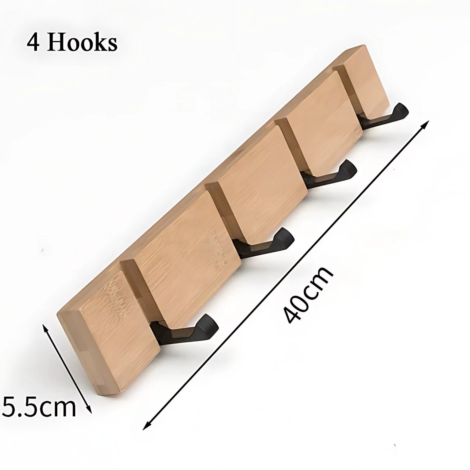 BowLift | Functional Flip Wooden Wall Hook Rack