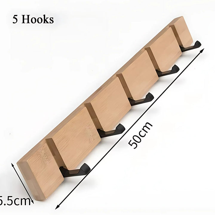 BowLift | Functional Flip Wooden Wall Hook Rack