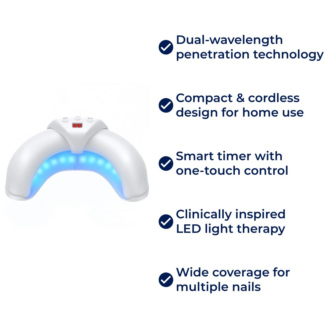 FungiFree | Laser Nail Fungus Device – Dual‑Wavelength Penetration – Compact Home Use – Fungal Nail Restoration Bowlift