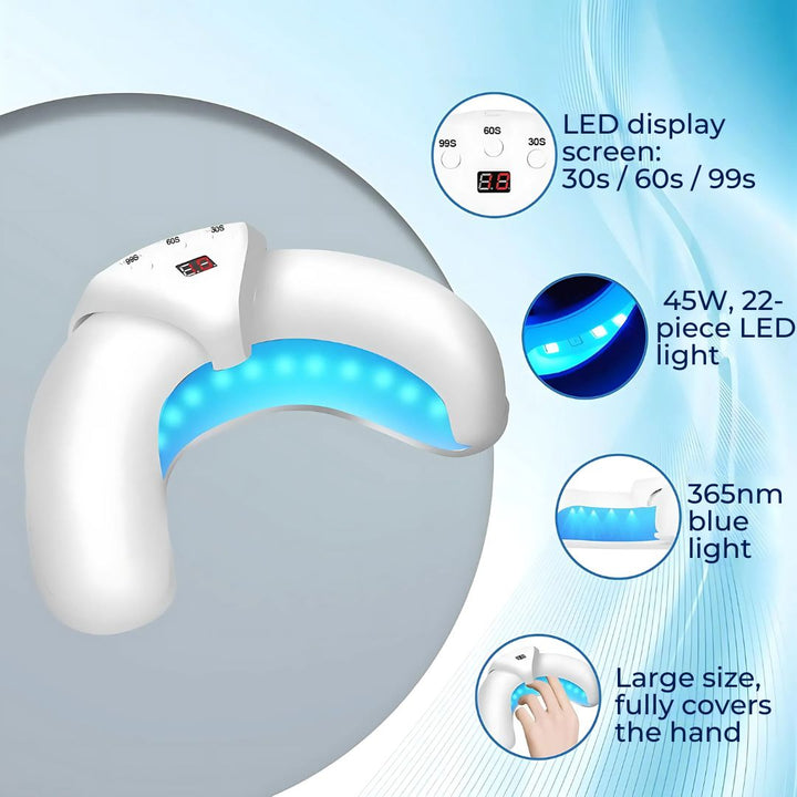 FungiFree | Laser Nail Fungus Device – Dual‑Wavelength Penetration – Compact Home Use – Fungal Nail Restoration Bowlift