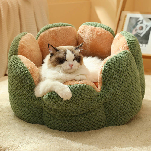 BowLift | Pet Bed Plush Flower Design for Cats Dogs