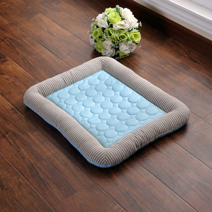 FurChill Frenchie Breathable Dog Bed – Cooling Mat with Non-Slip Base for Hot Days | Bowlift